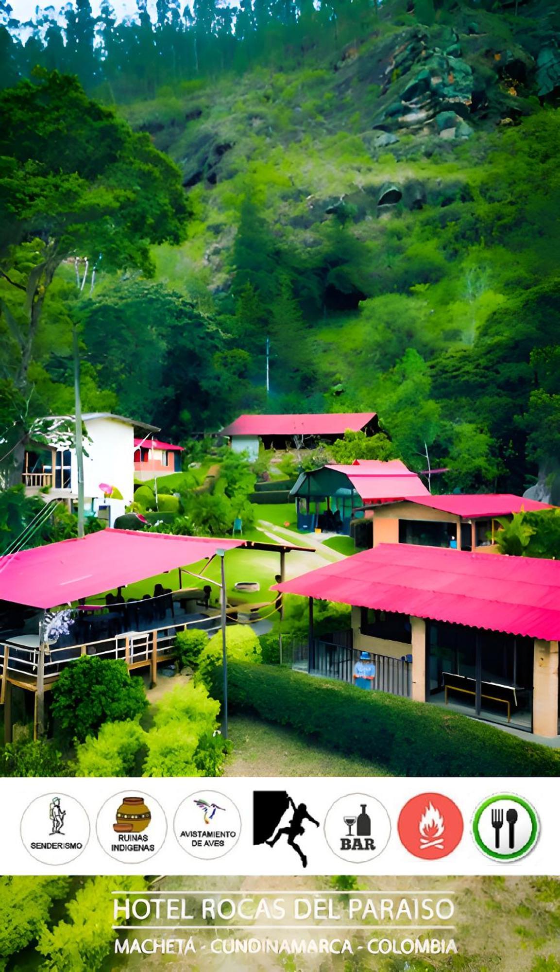 Hotel Campestre Rocas Del Paraiso Machetá Buitenkant foto